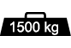 1500 kg